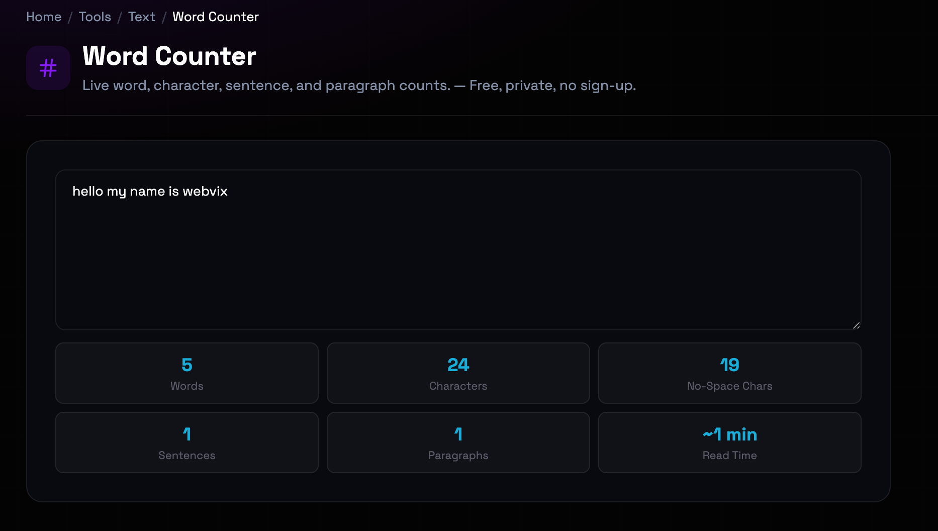 How to use Word Counter online — free, fast, and private